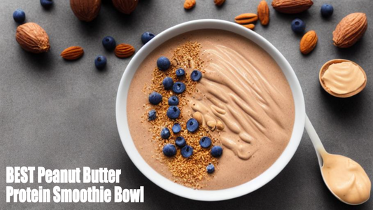 Taste the BEST Peanut Butter Protein Smoothie Bowl - You'll NEVER Believe What Goes In!