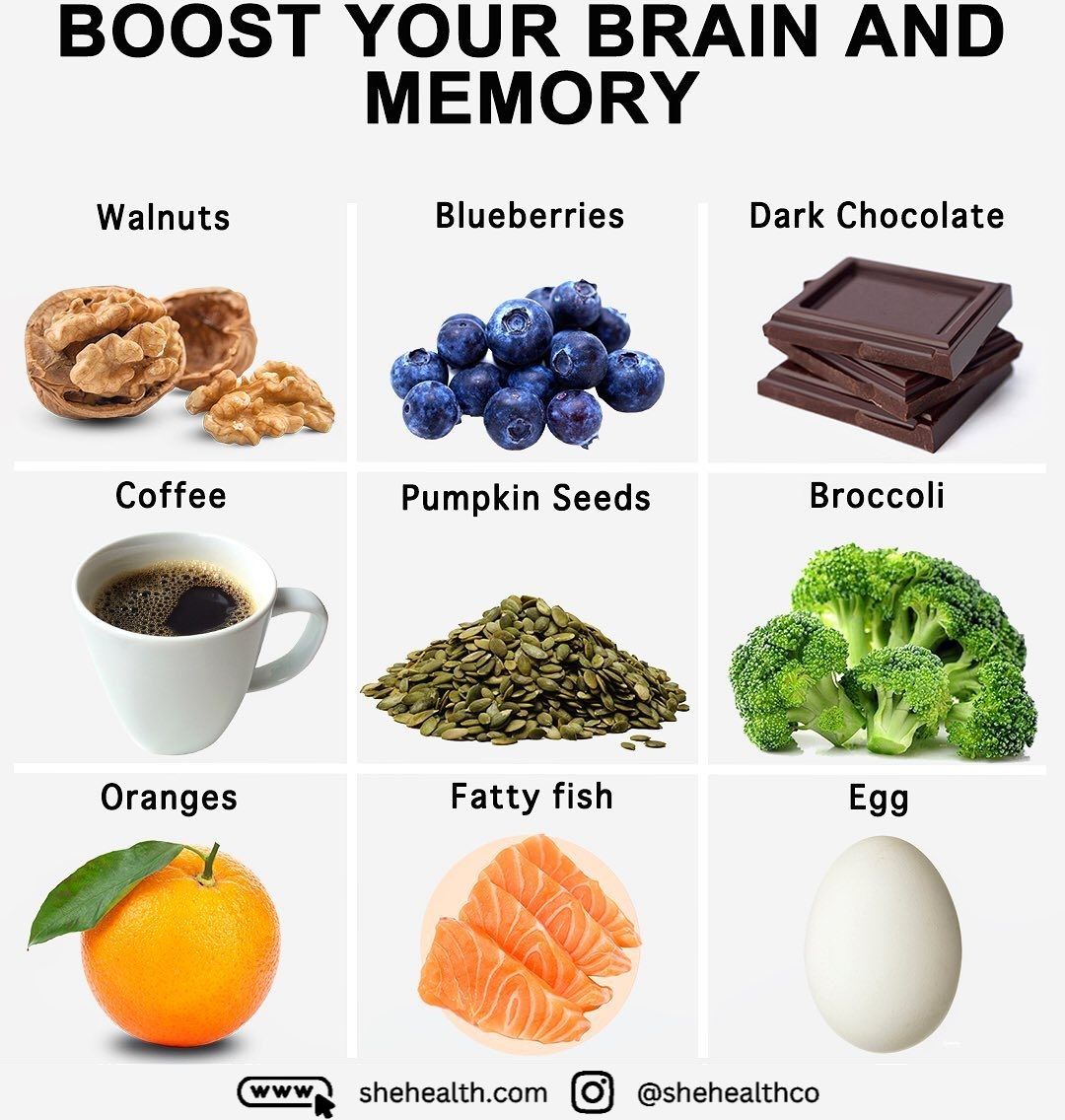 Food That Boosts Your Brain and Memory: 9 Superfoods to Add to Your Diet