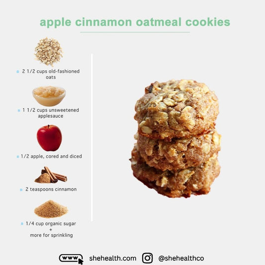How to Make Apple Cinnamon Oatmeal Cookies