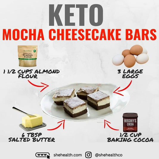 Satisfy Your Sweet Tooth with These Delicious Keto Mocha Cheesecake Bars
