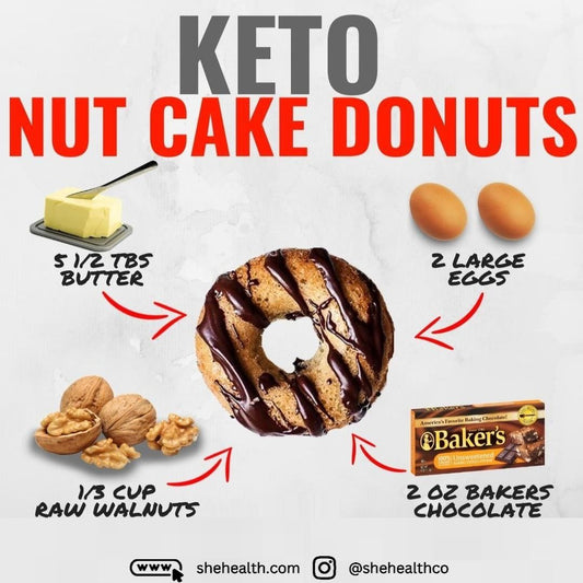 Satisfy Your Sweet Tooth with These Keto Nut Cake Donuts