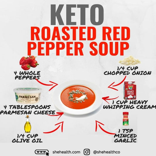Creamy and Delicious: Keto Roasted Red Pepper Soup Recipe
