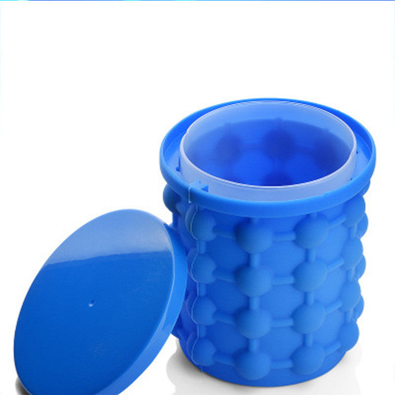 Whiskey Round Barrel 3D Champagne Ice Bucke
