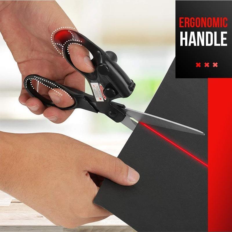 Laser Guided Scissors for Home & Crafts – Cut Straight Every Time, With Ease