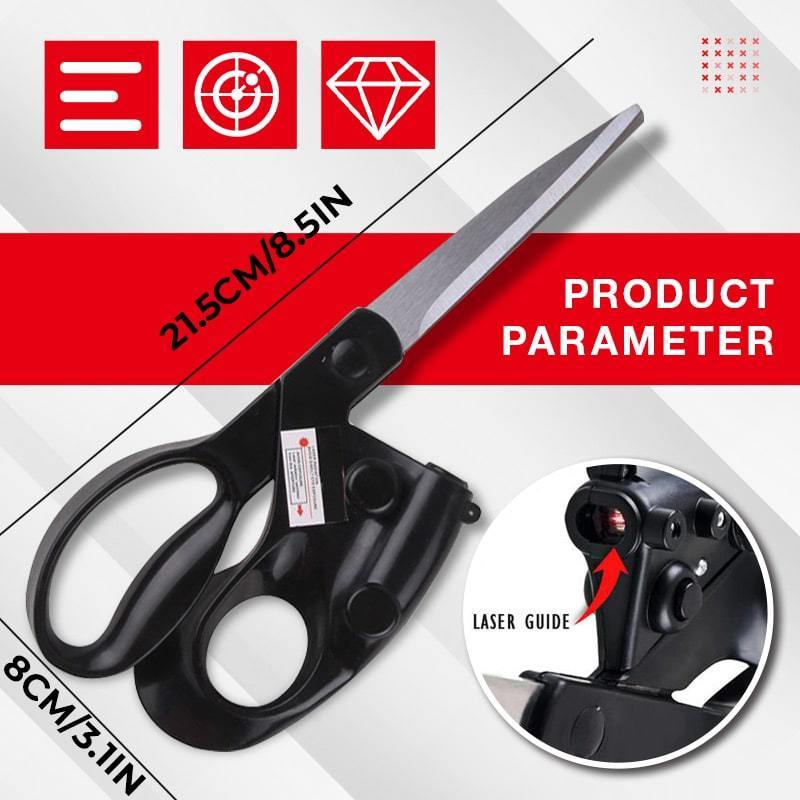 Laser Guided Scissors for Home & Crafts – Cut Straight Every Time, With Ease