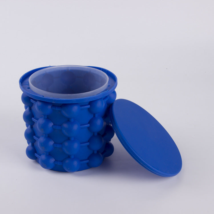 Whiskey Round Barrel 3D Champagne Ice Bucke