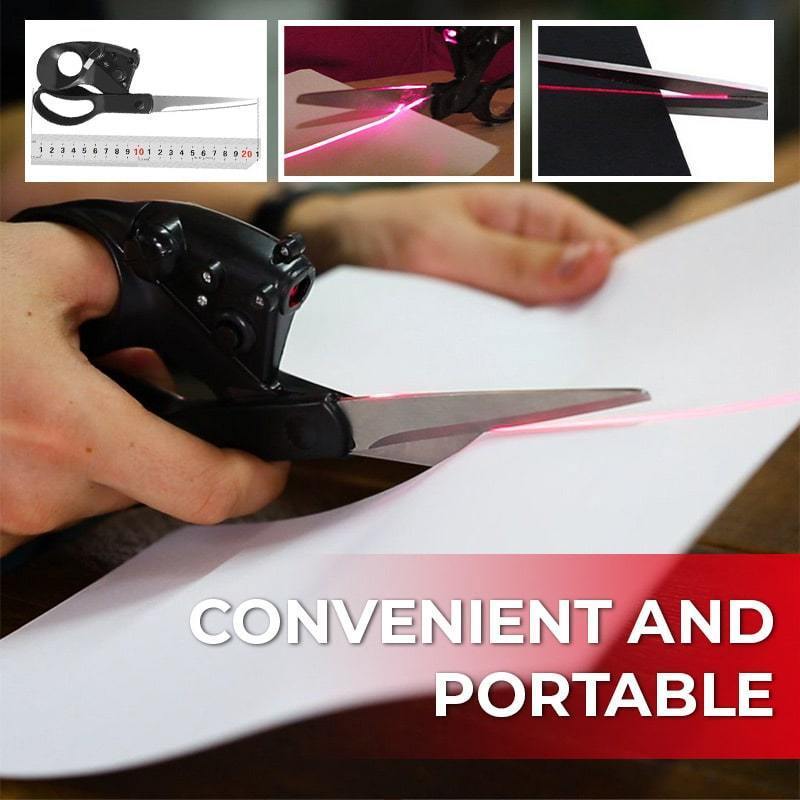 Laser Guided Scissors for Home & Crafts – Cut Straight Every Time, With Ease