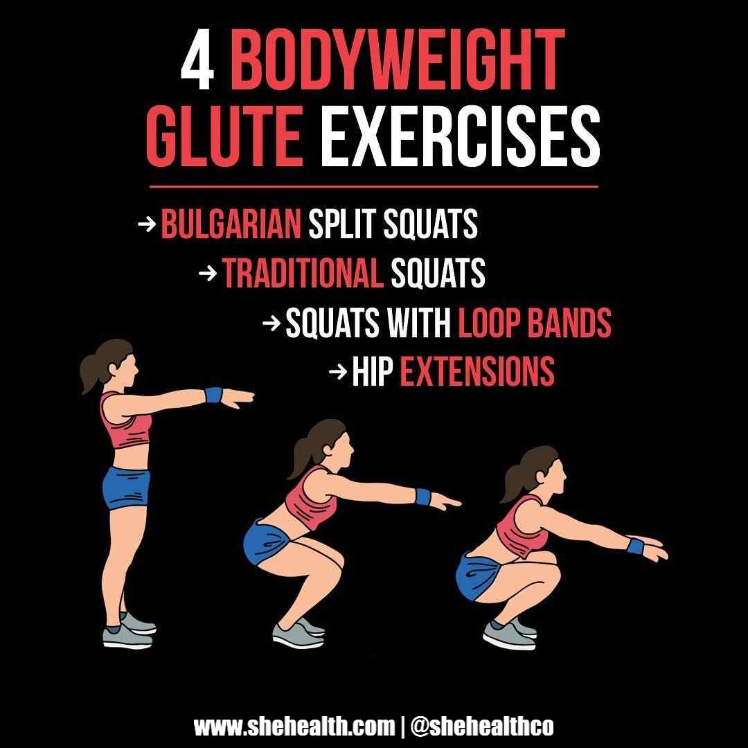 4 Bodyweight Glute Exercises for a Strong and Toned Booty