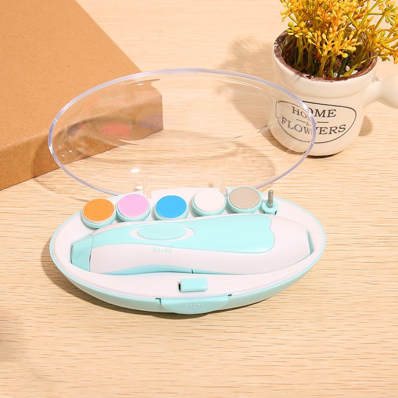 6-in-1 Electric Baby Nail Trimmer Sharpener – Trim Tiny Nails Without Tears