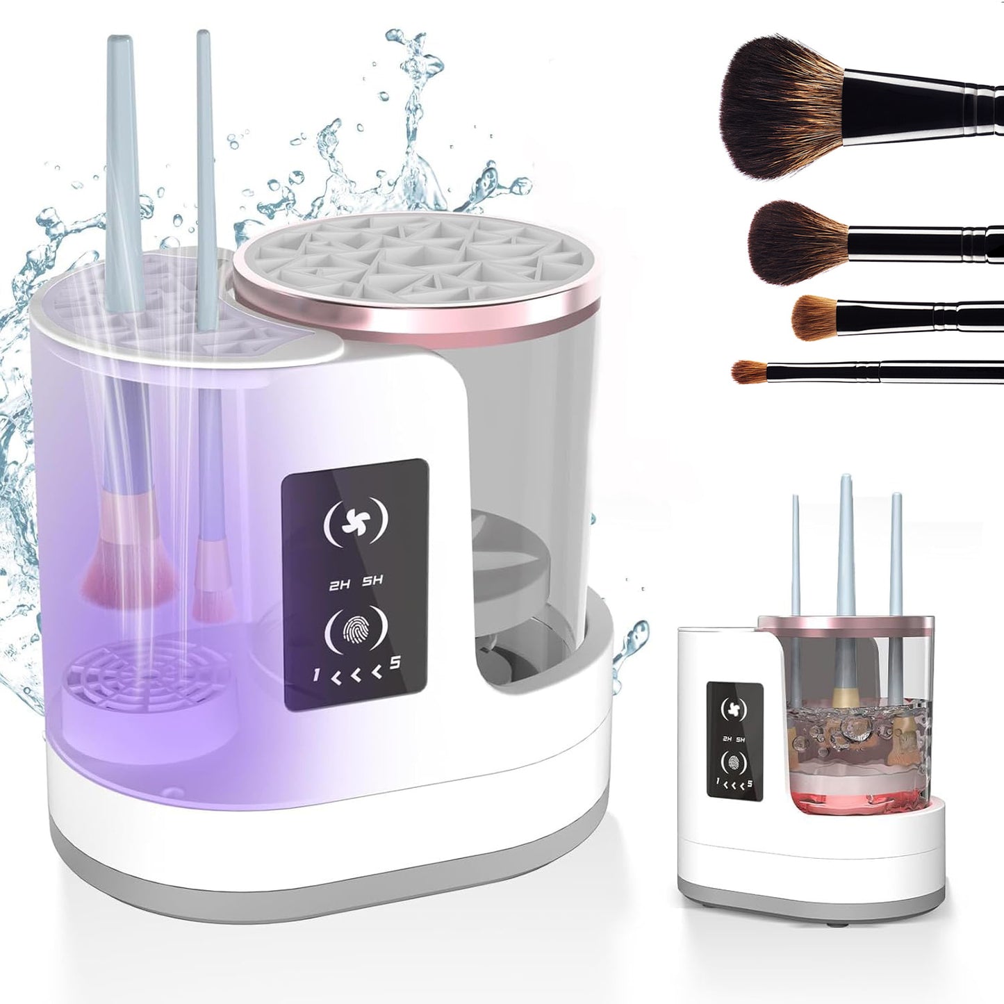 GlowClean™ - The Ultimate Makeup Brush Cleaner & Dryer