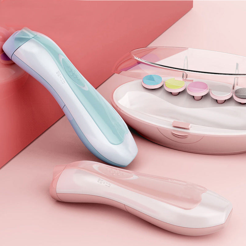 6-in-1 Electric Baby Nail Trimmer Sharpener – Trim Tiny Nails Without Tears