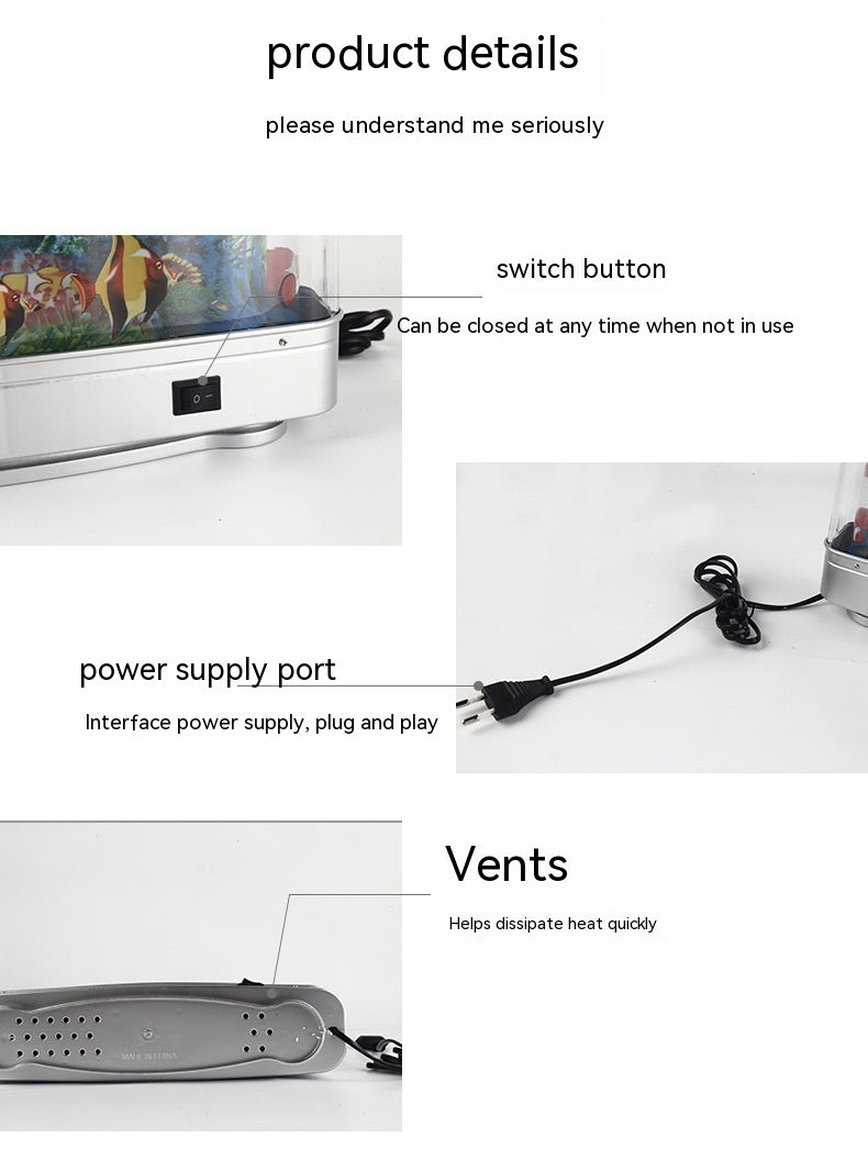 Retro Tropical Fish Tank Lamp – Instantly Create Your Own Relaxing Ocean Oasis
