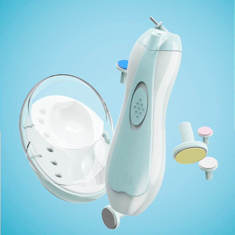 6-in-1 Electric Baby Nail Trimmer Sharpener – Trim Tiny Nails Without Tears