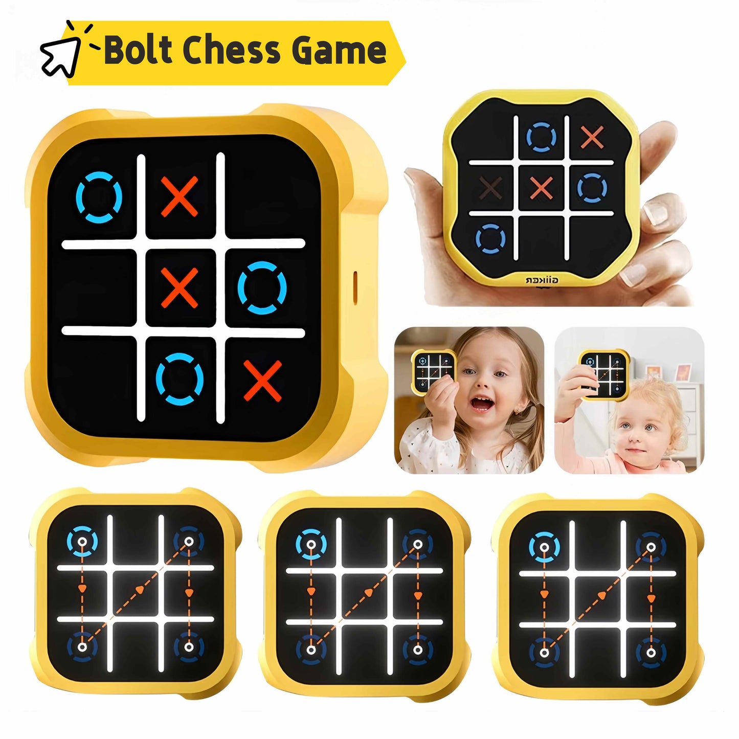 Tic Tac Toe Bolt Puzzle Game – Boost Brainpower On the Go
