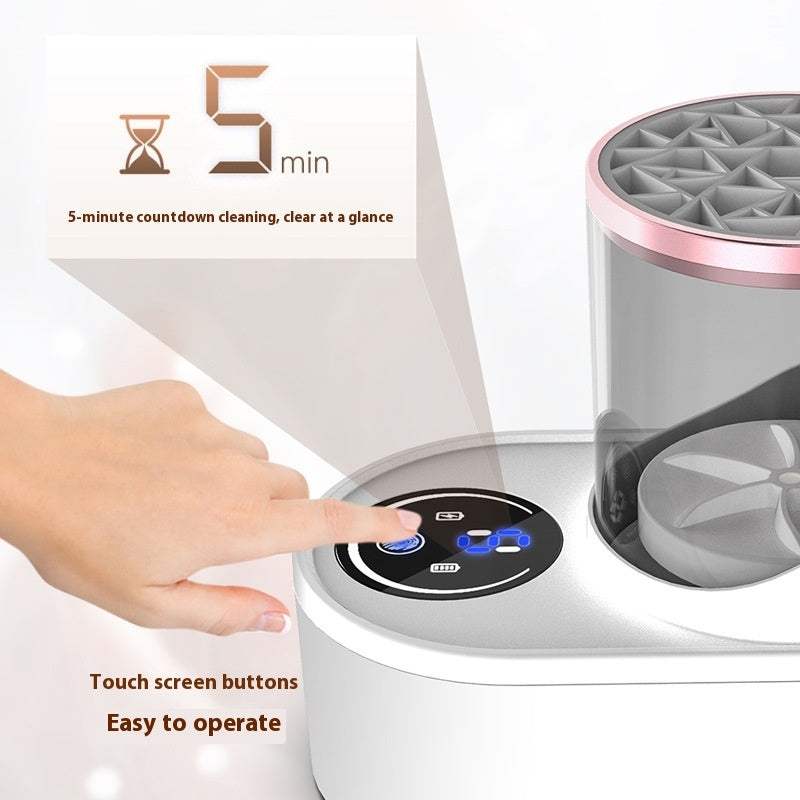 GlowClean™ - The Ultimate Makeup Brush Cleaner & Dryer