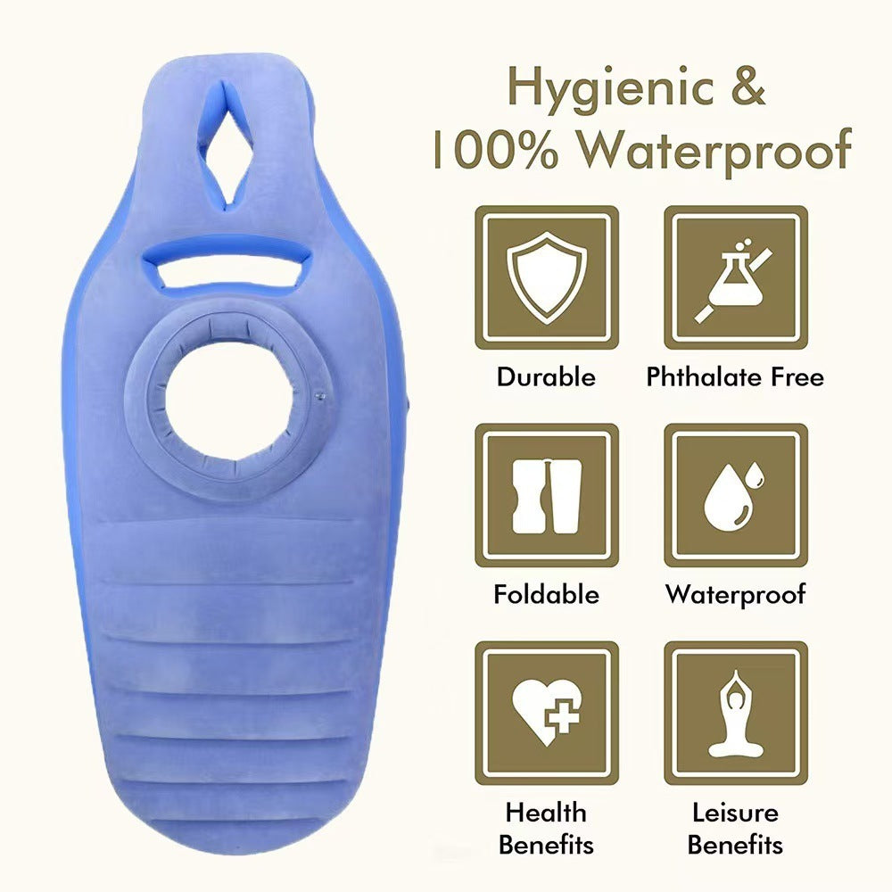 Inflatable Maternity Mattress Lying Pad – Finally Sleep Comfortably on Your Belly Again!