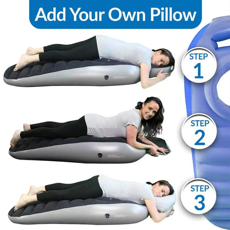 Inflatable Maternity Mattress Lying Pad – Finally Sleep Comfortably on Your Belly Again!