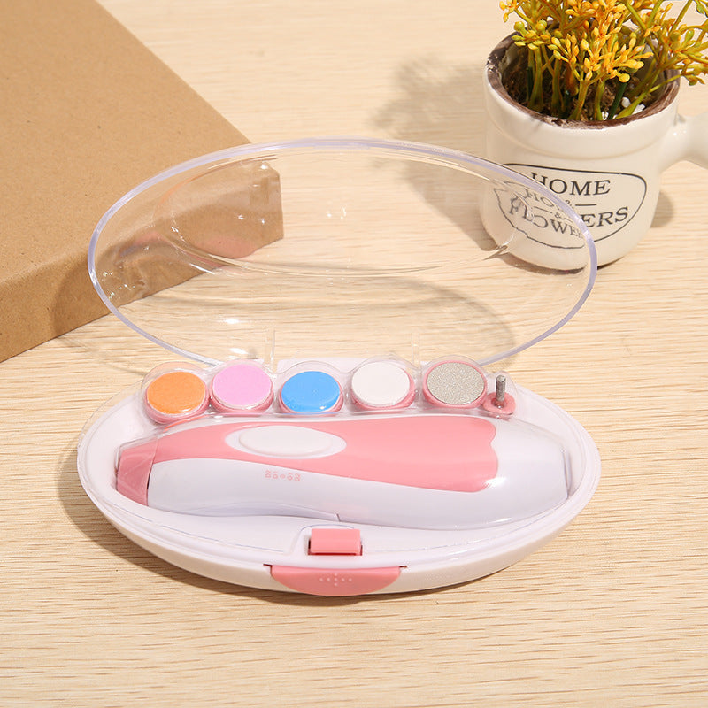 6-in-1 Electric Baby Nail Trimmer Sharpener – Trim Tiny Nails Without Tears