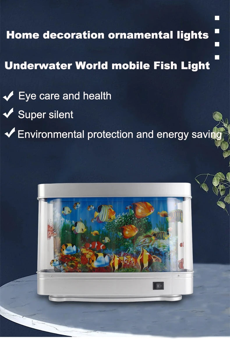 Retro Tropical Fish Tank Lamp – Instantly Create Your Own Relaxing Ocean Oasis