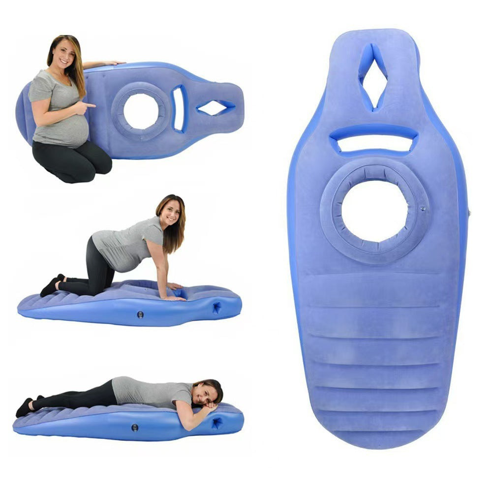 Inflatable Maternity Mattress Lying Pad – Finally Sleep Comfortably on Your Belly Again!