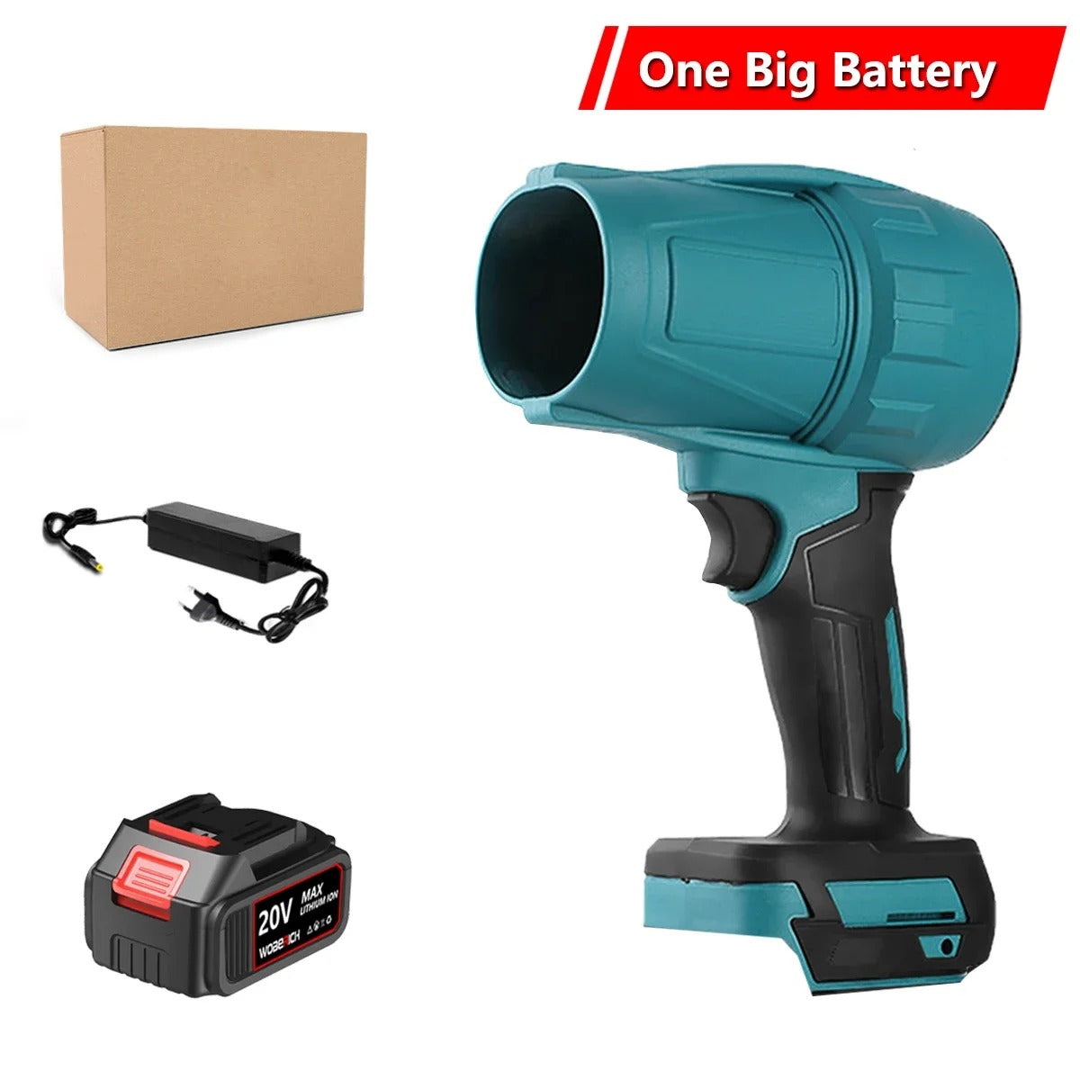 Cordless Handheld Turbo Jet Fan – Instantly Blast Away Dust, Debris & More