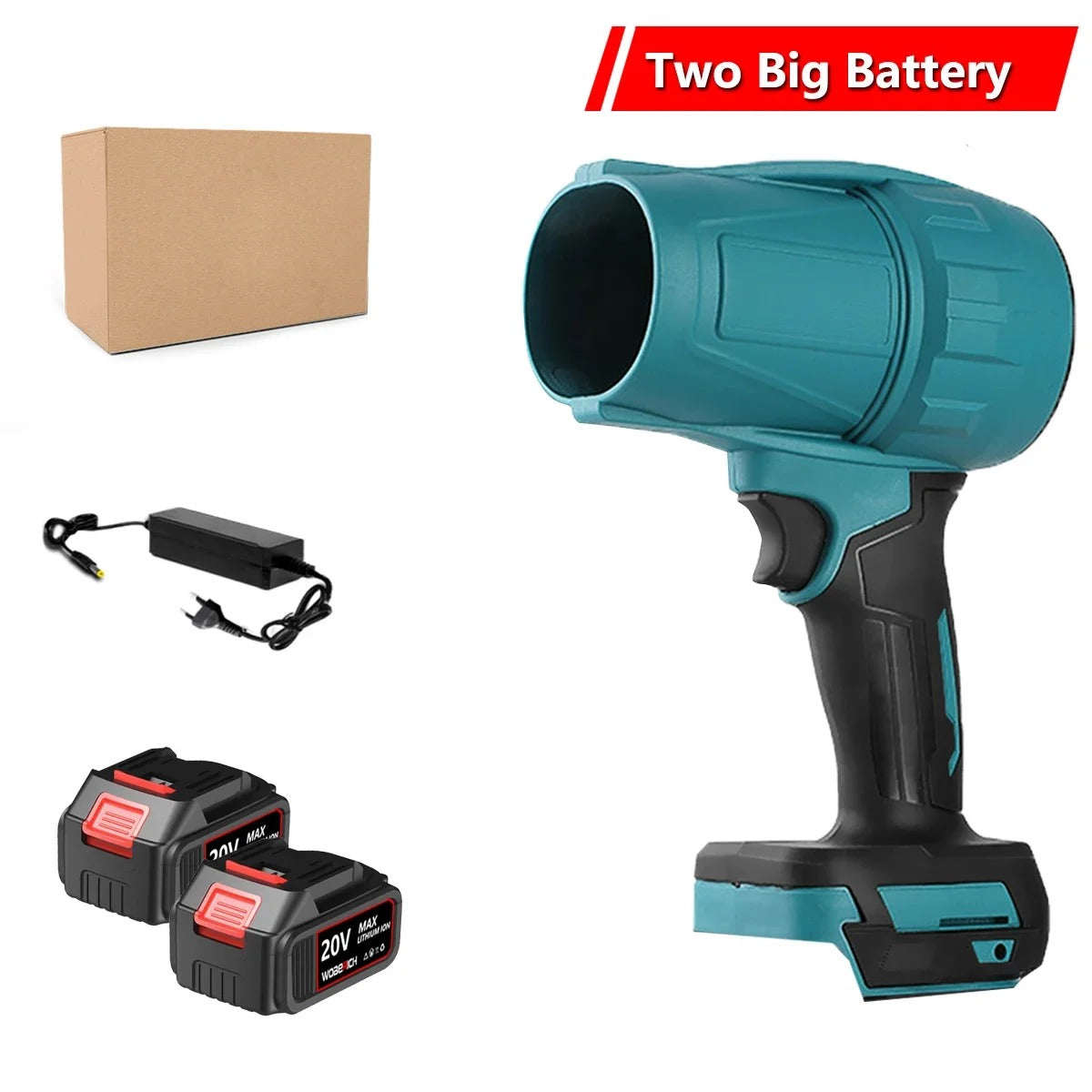Cordless Handheld Turbo Jet Fan – Instantly Blast Away Dust, Debris & More