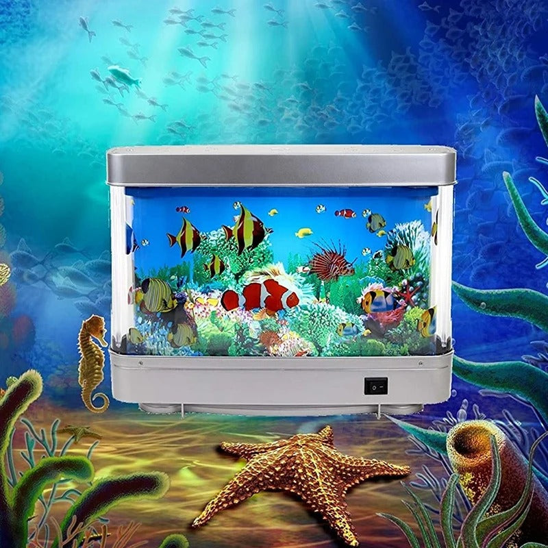 Retro Tropical Fish Tank Lamp – Instantly Create Your Own Relaxing Ocean Oasis