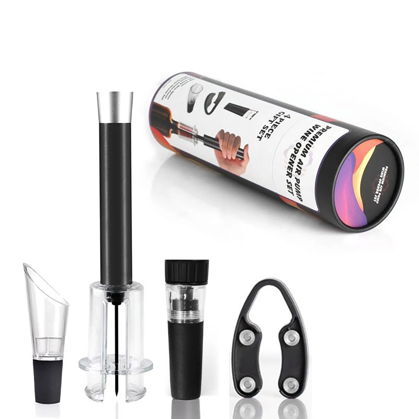 Premium Air Pump Wine Opener Gift Set – Open Wine Without the Struggle