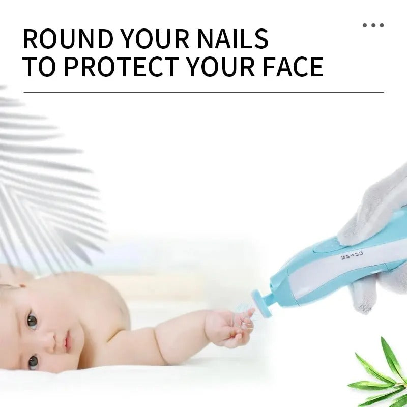 6-in-1 Electric Baby Nail Trimmer Sharpener – Trim Tiny Nails Without Tears