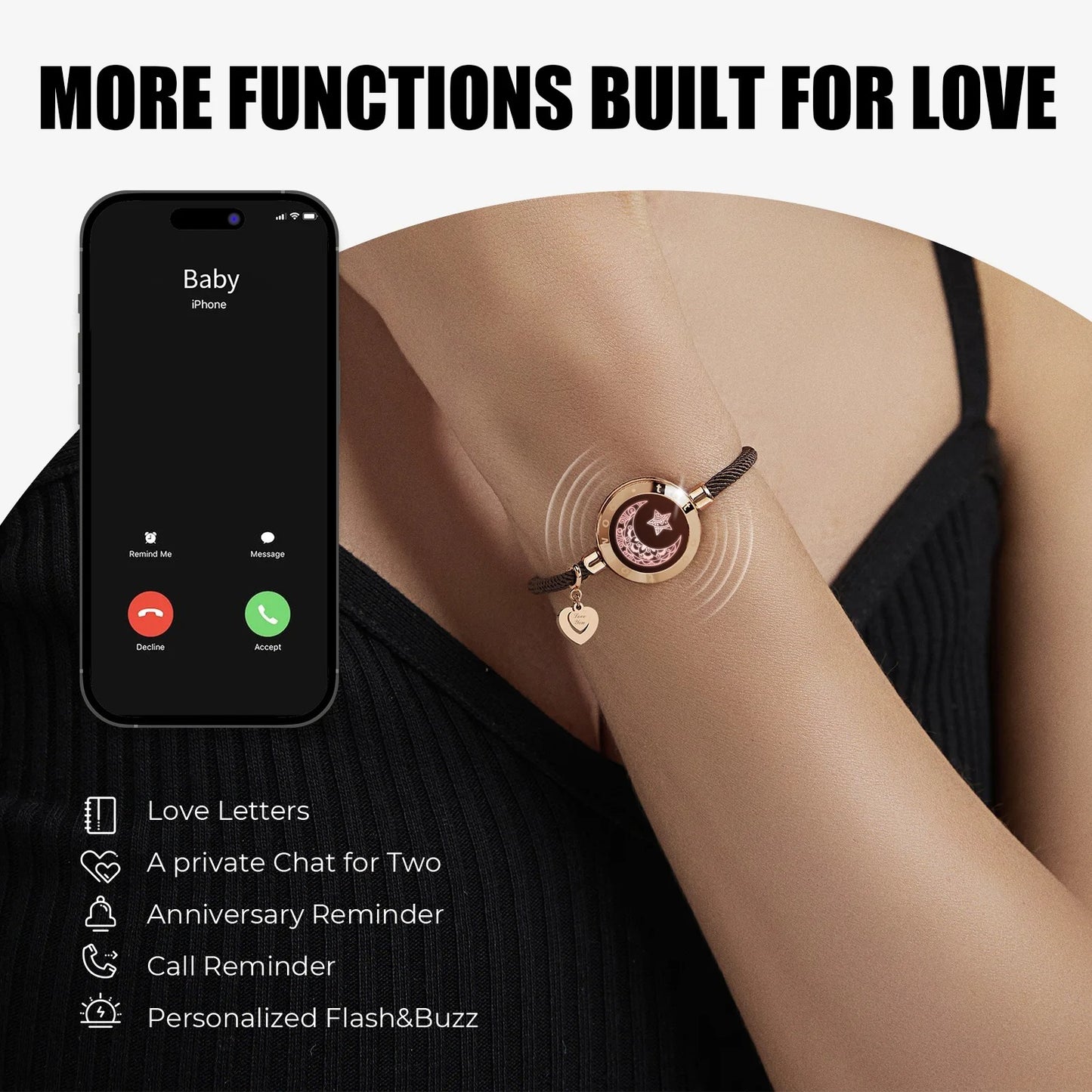 BondBeam™ Long Distance Touch Bracelets – Feel Their Touch From Anywhere