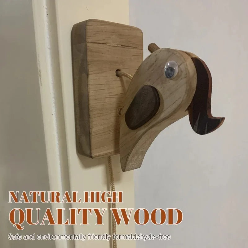 Wooden Woodpecker Doorbell Knocker – Bring Whimsy to Every Welcome