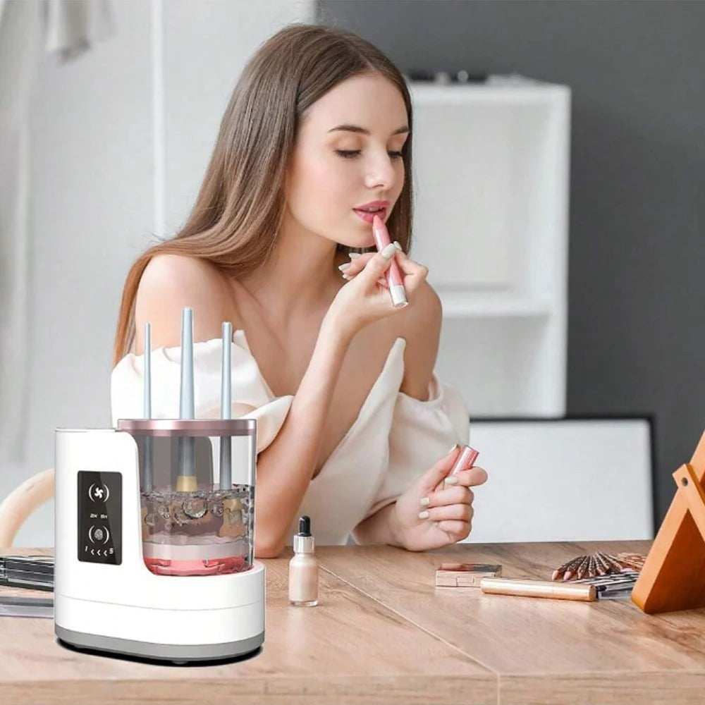 GlowClean™ - The Ultimate Makeup Brush Cleaner & Dryer