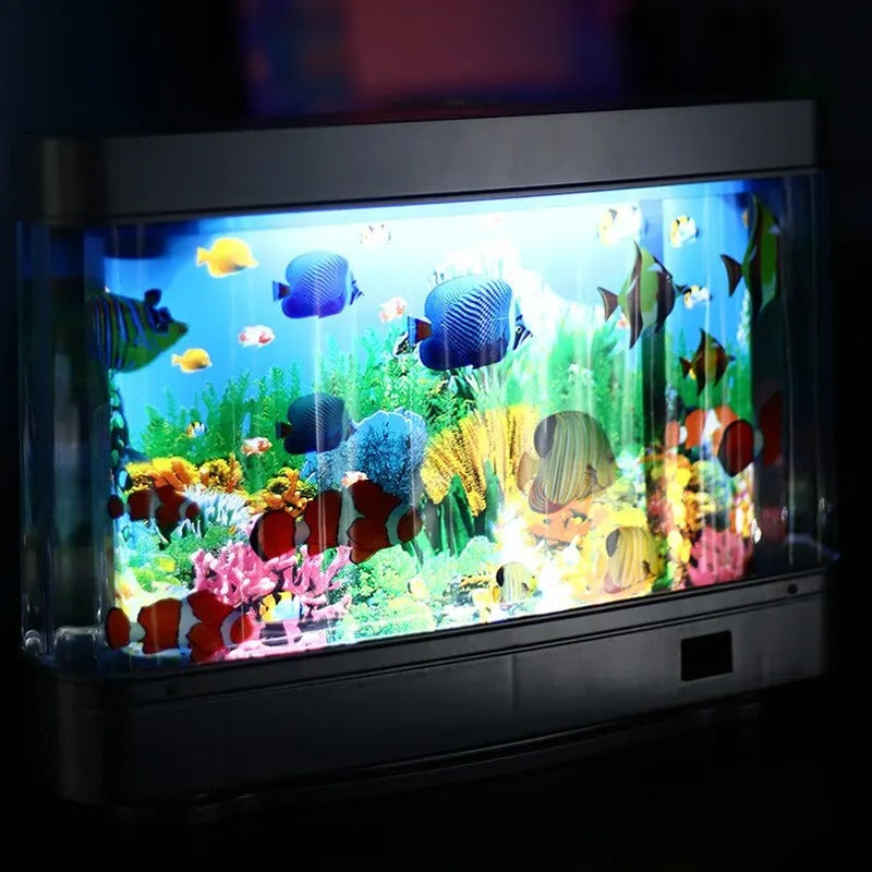 Retro Tropical Fish Tank Lamp – Instantly Create Your Own Relaxing Ocean Oasis