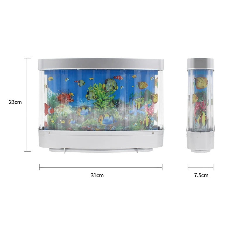 Retro Tropical Fish Tank Lamp – Instantly Create Your Own Relaxing Ocean Oasis