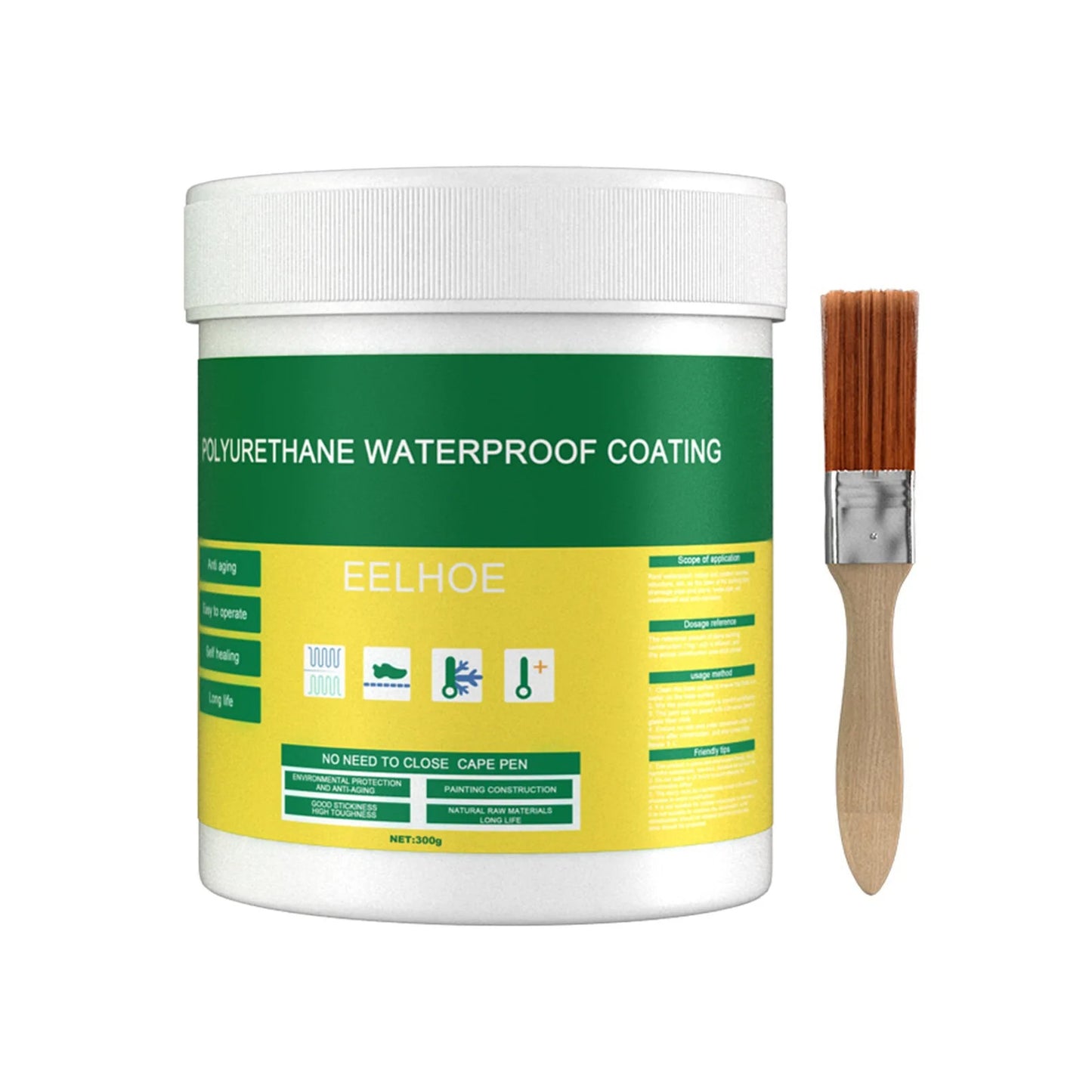 Transparent Waterproof Coating Sealant – Instantly Repair Leaks and Cracks Anywhere: